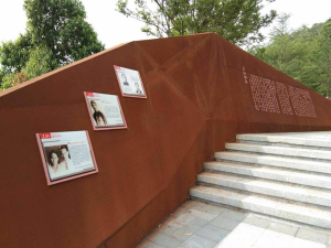 韶关耐候钢挡土墙